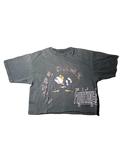 Gray Notre Dame Fighting Irish women’s cropped tee