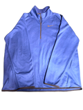 Nike 1/4 Zip Fleece Pullover Mens XL Blue Athletic Dri-Fit Training Long Sleeve
