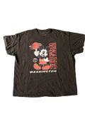 Black Disney Mickey Mouse Washington Wizards basketball tee