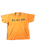 Orange vintage 2000s Y2K Lee graphic tee