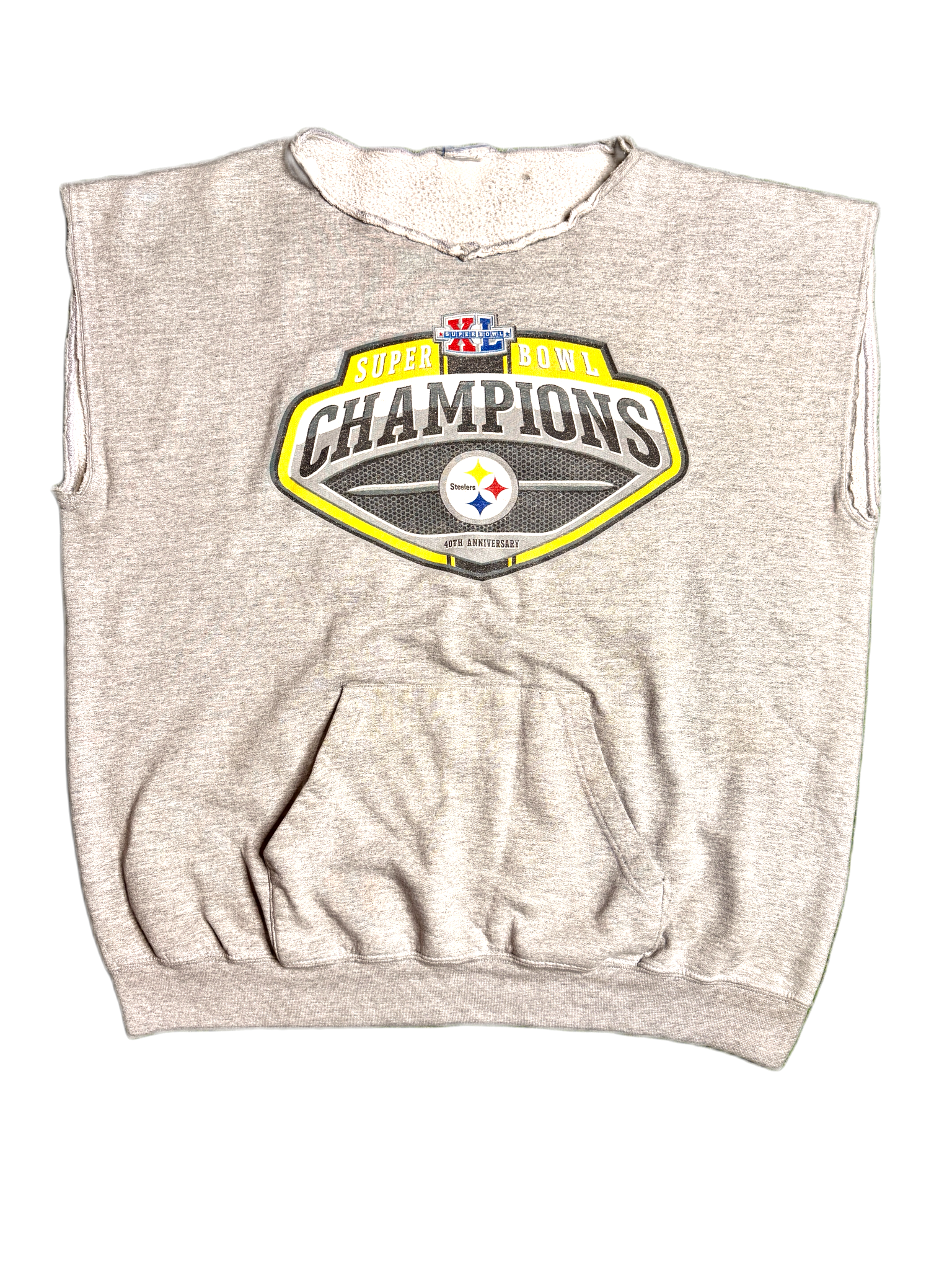 Vintage Pittsburgh Steelers Sleeveless Sweatshirt