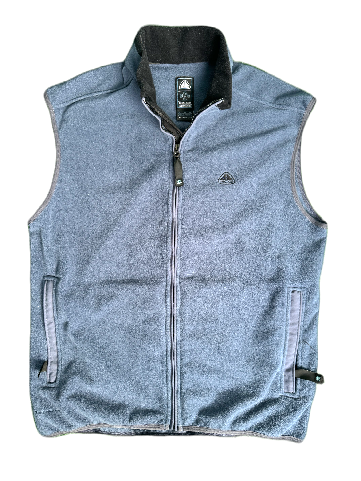Vintage Nike ACG Full-Zip Blue Fleece Vest