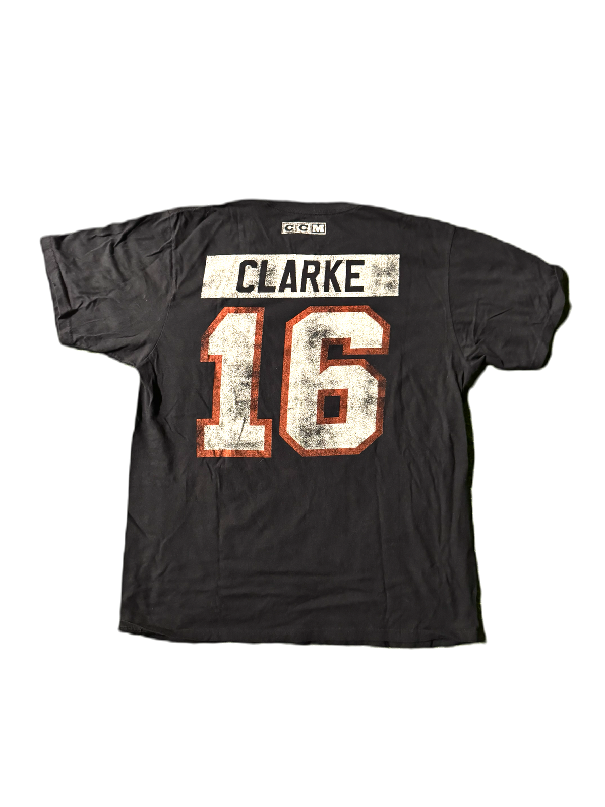 Black Philadelphia Flyers hockey tee