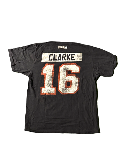 Black Philadelphia Flyers hockey tee